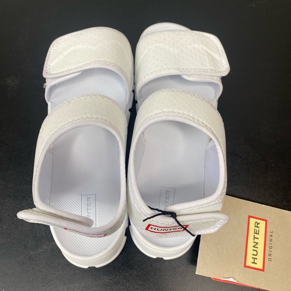 Hunter Outdoor Walking Sandal in white size UK 2 - Picture 4 of 8